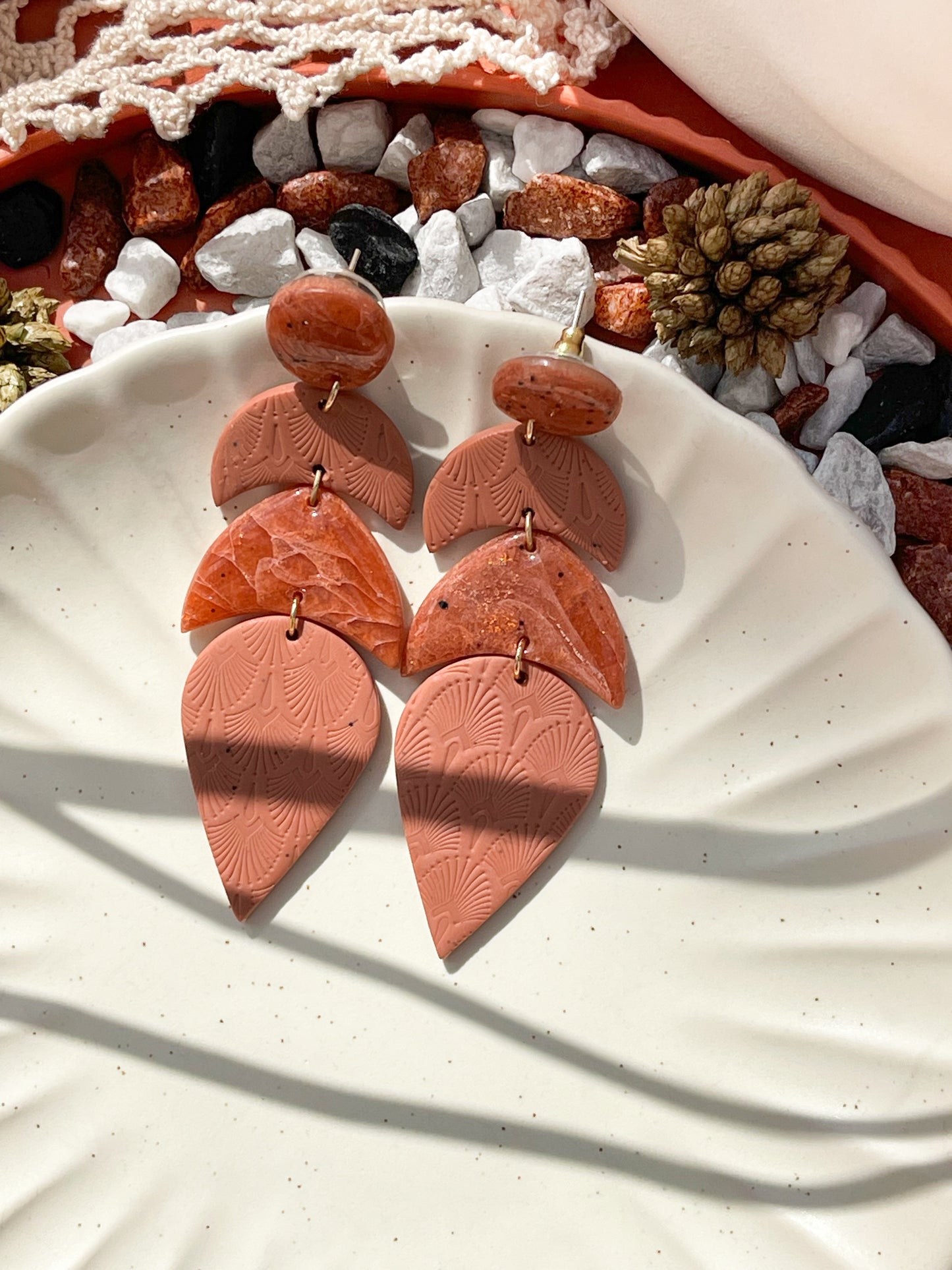 Terra | Marble earrings 02