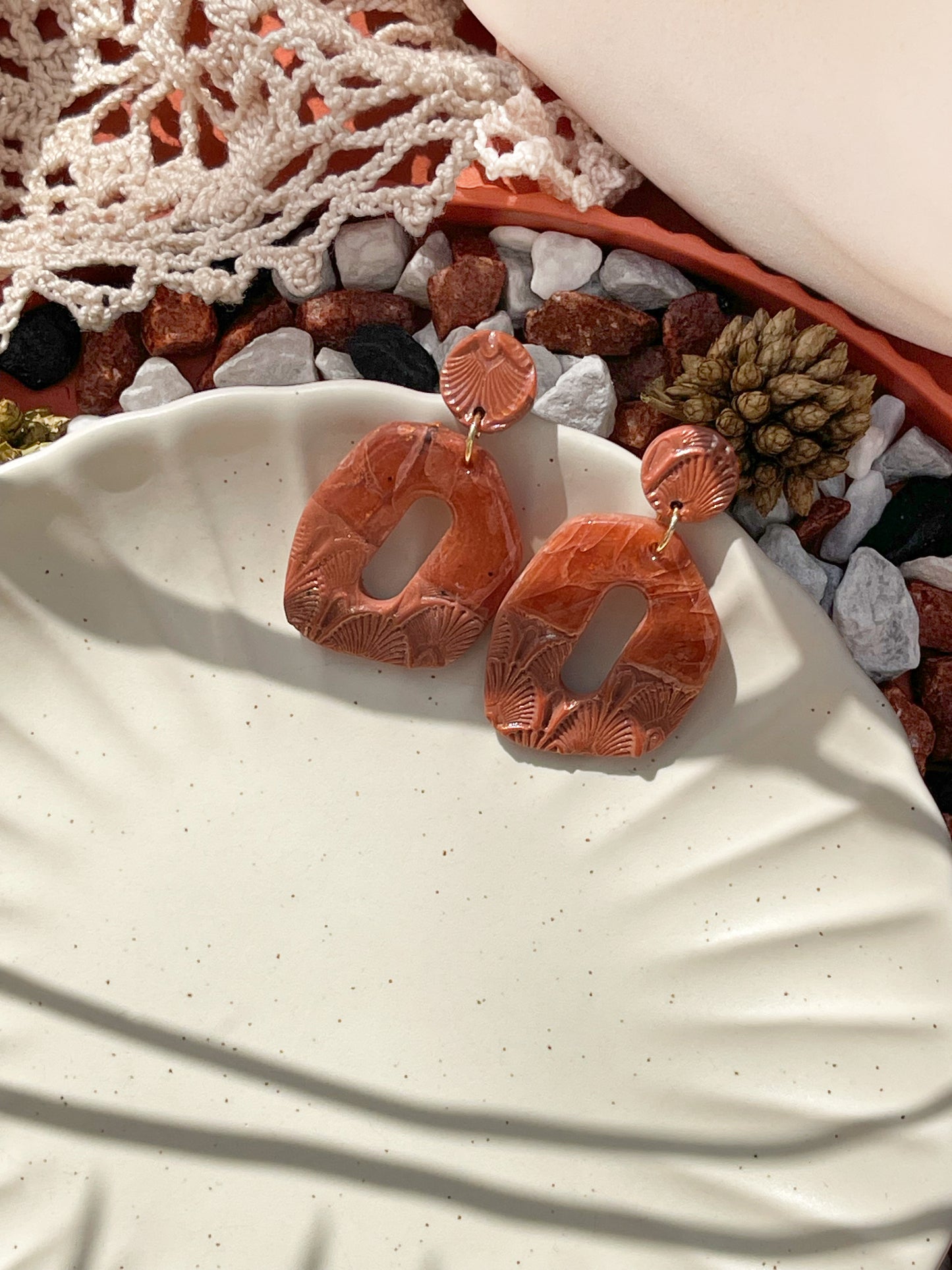 Terra | Marble earrings 05