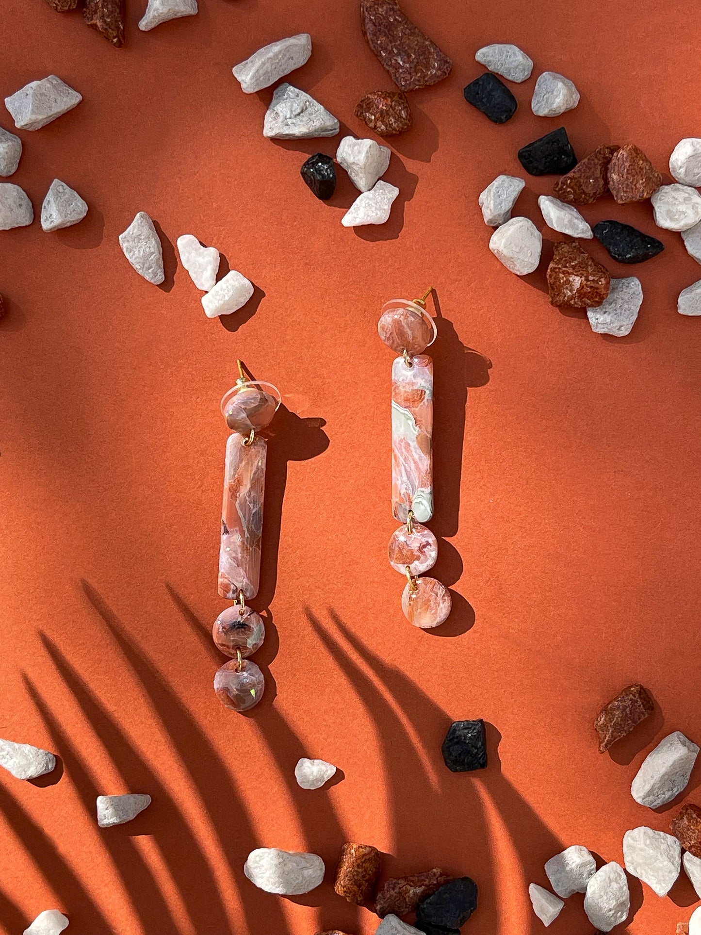 Terra | Marble earrings 07