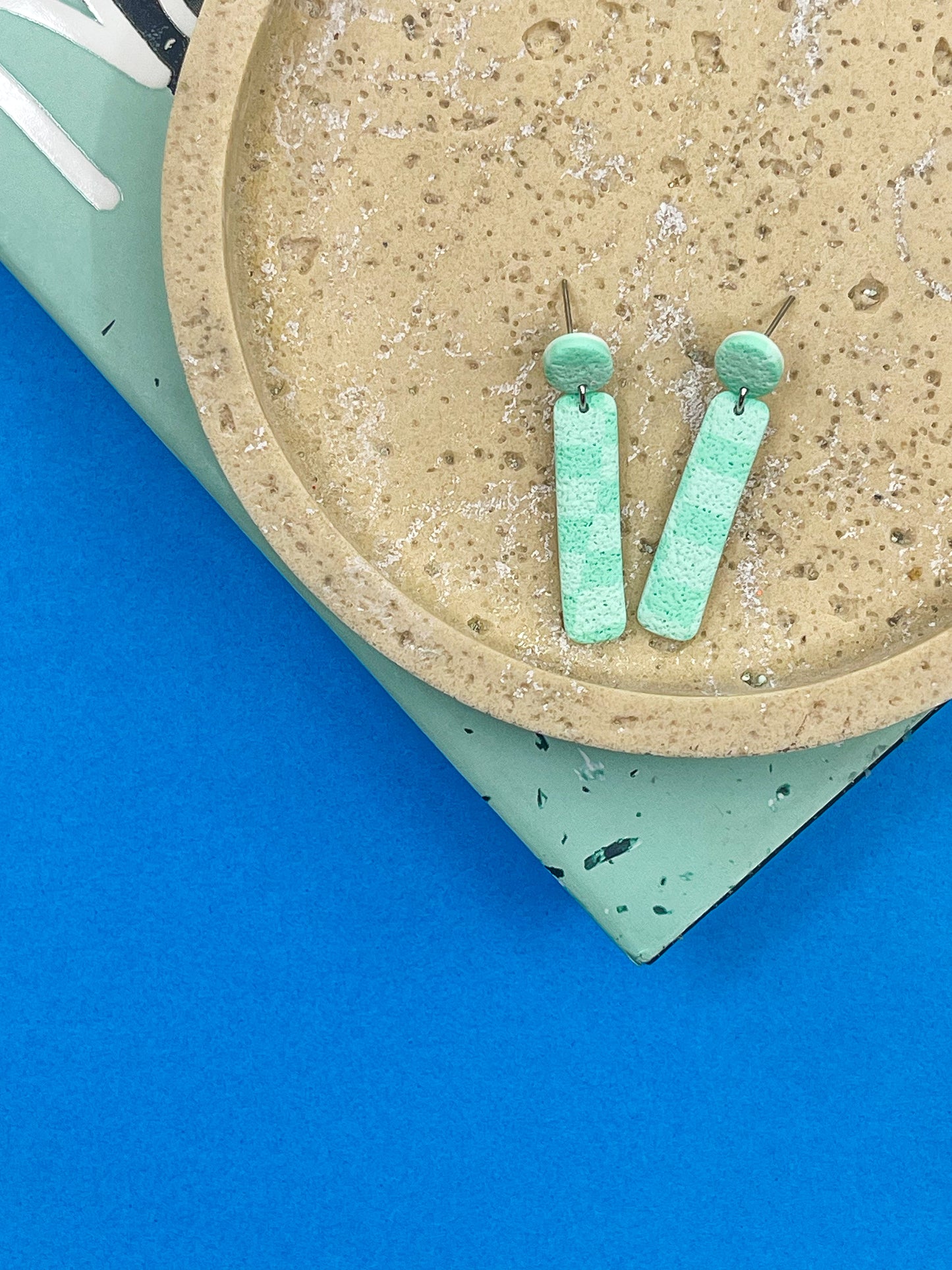 Spring | Small checkered dangles