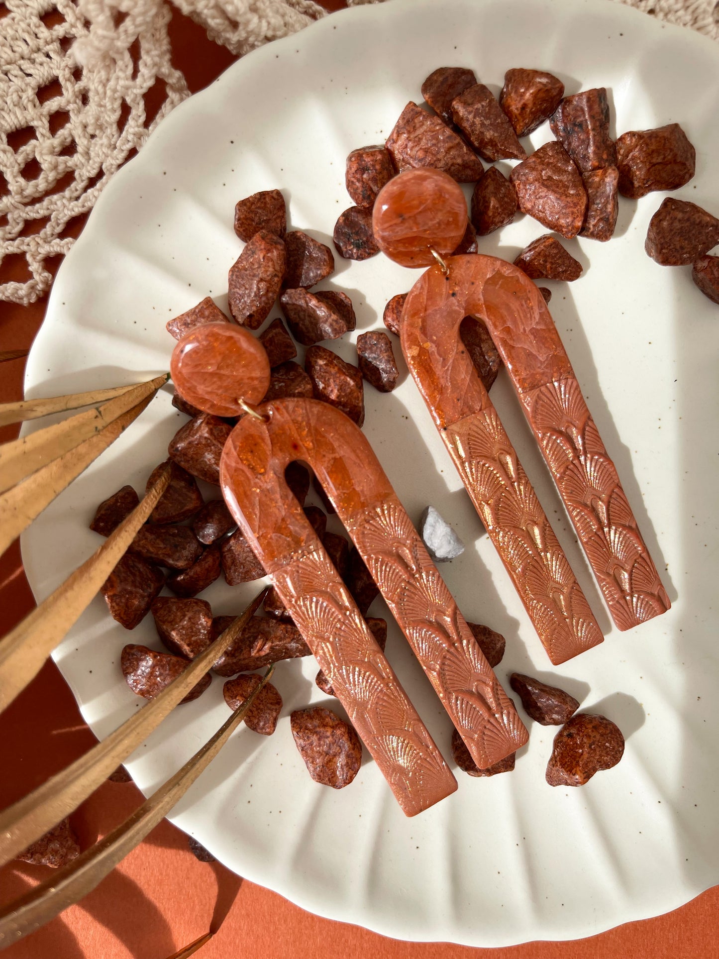 Terra | Marble earrings 03