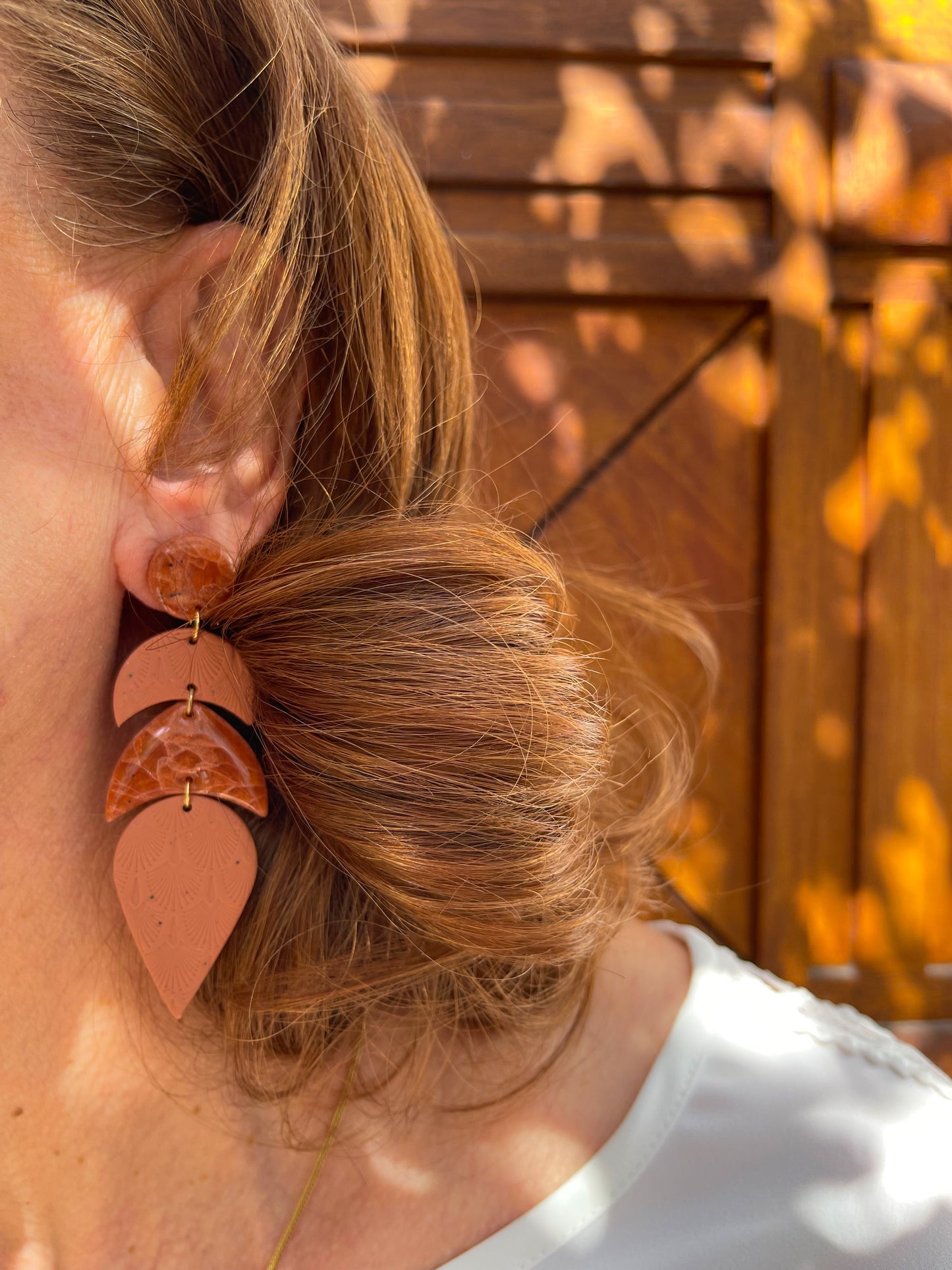 Terra | Marble earrings 02