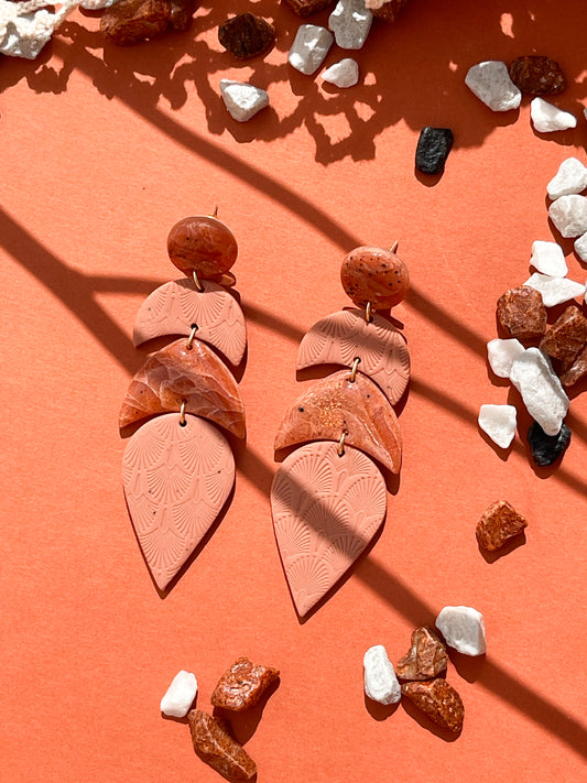 Terra | Marble earrings 02