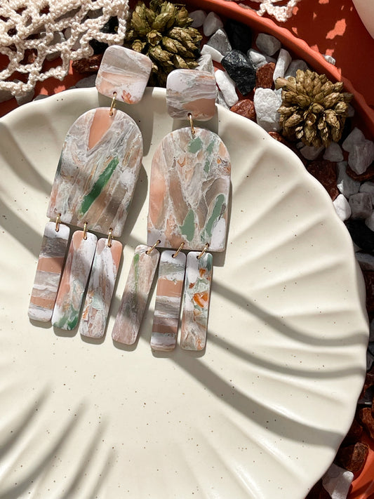 Snow | Statement earrings