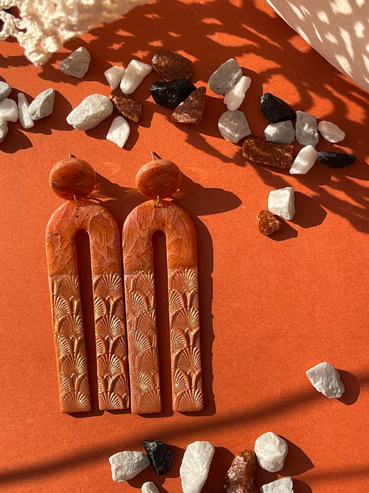 Terra | Marble earrings 03