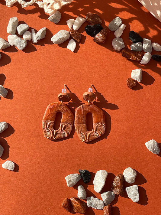 Terra | Marble earrings 05