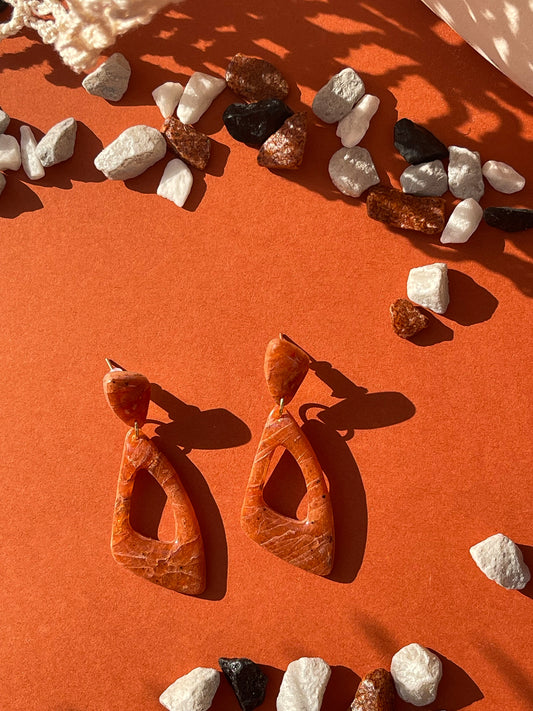 Terra | Marble earrings 06