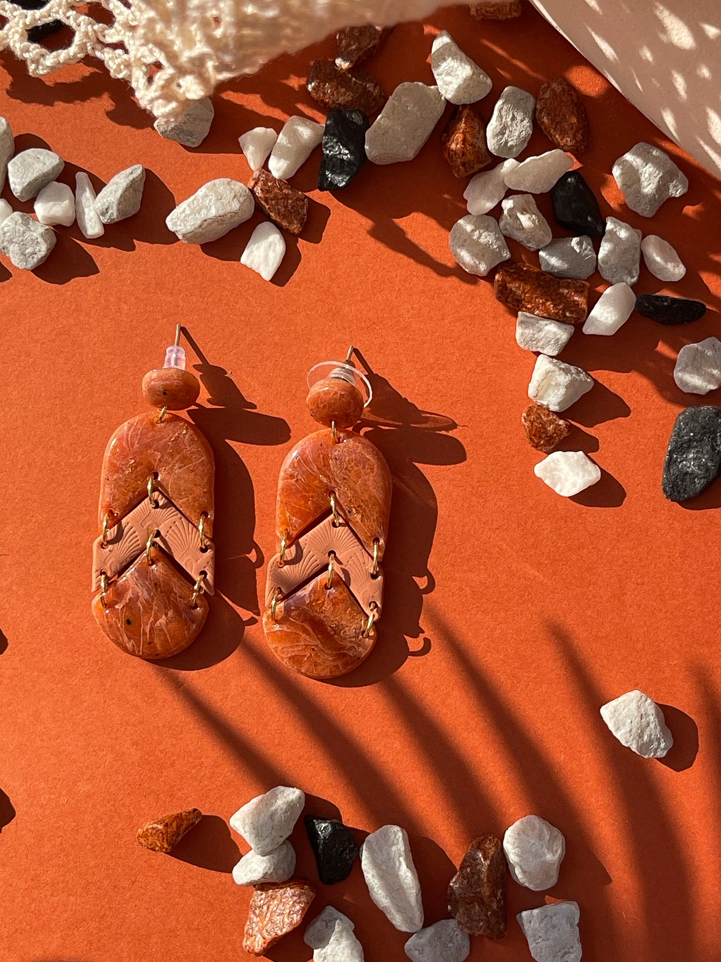 Terra | Marble earrings 01