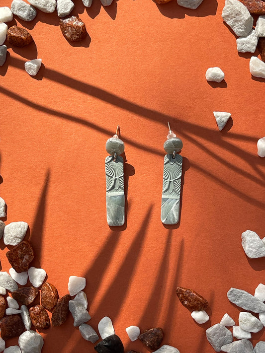 Sage | Small green dangles