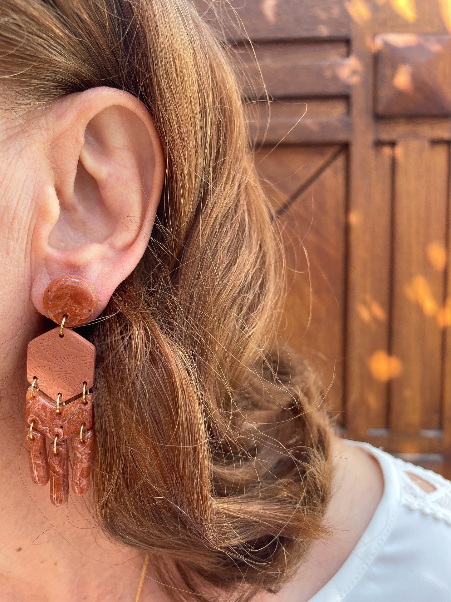 Terra | Marble earrings 04