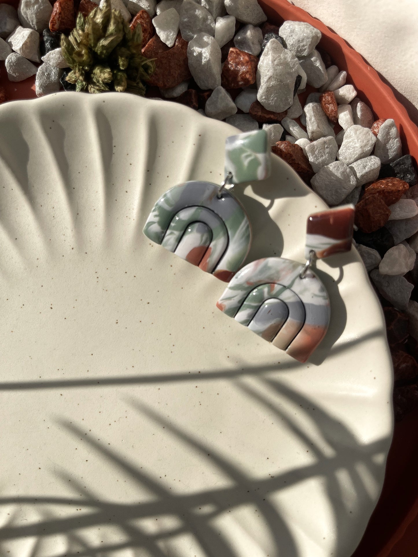 Forest | Rainbow earrings