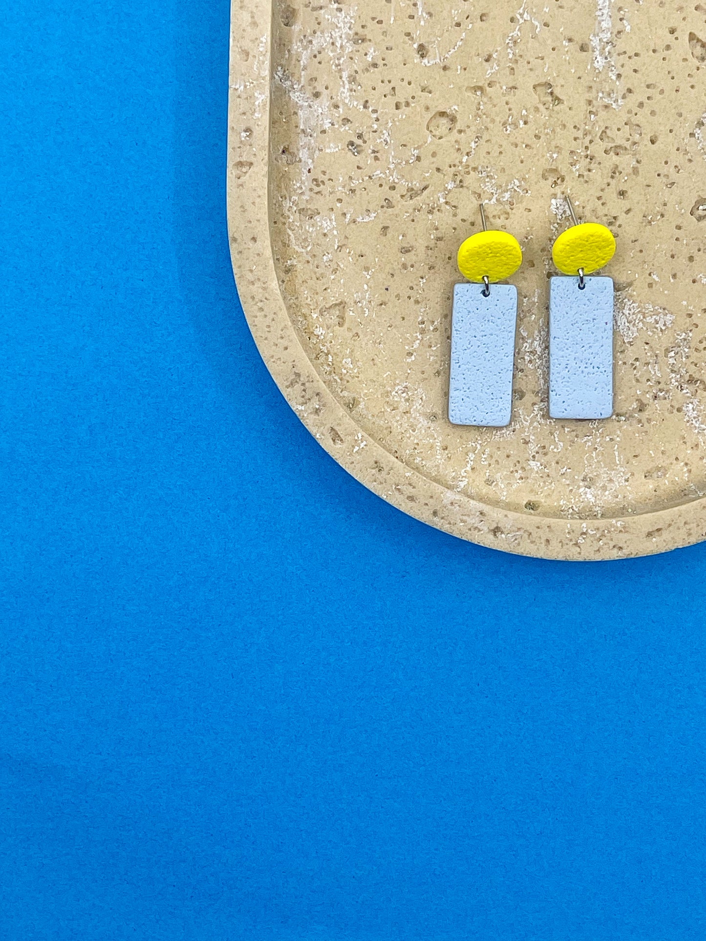 Spring | Small square dangle earrings