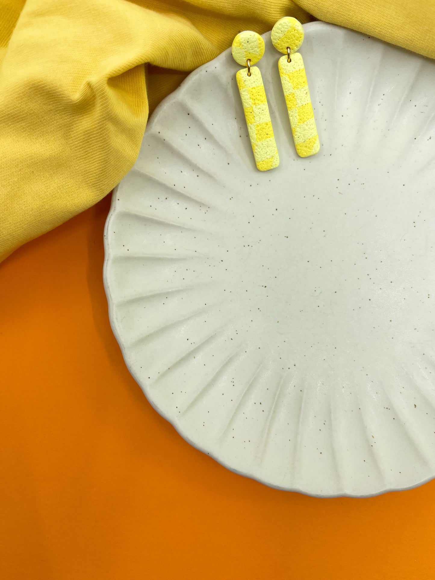 Spring | Small checkered dangles